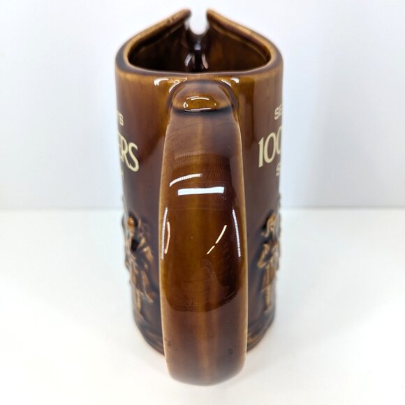 Seagram's 100 Pipers Scotch Blended Scotch Whisky Advertising Pub Jug Water Jug - Picture 4 of 7